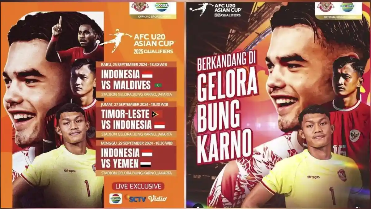 Aturan Baru Tiket, Jam dan Siaran TV Timnas U20 Indonesia vs Maladewa ...