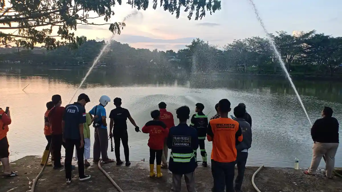 Relawan Pemadaman Kebakaran di Samarinda Gelar Simulasi, Beberkan Tujuan Hingga Suka Duka Mereka