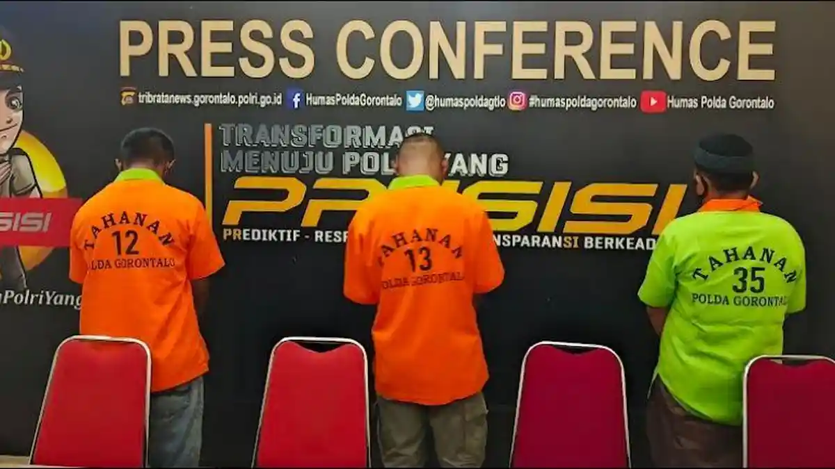 BREAKING NEWS: Polisi Bongkar 3 Lokasi Tambang Emas Ilegal di Gorontalo, 3 Orang Resmi Tersangka 