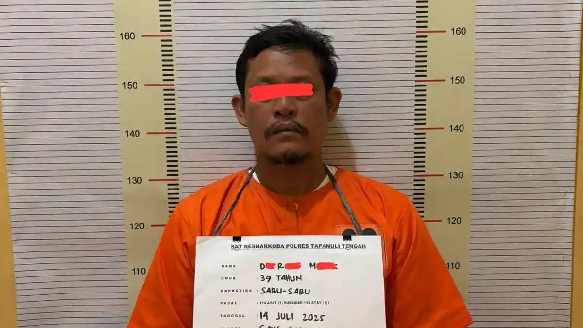 Sat Narkoba Polres Tapteng Bekuk Pengedar Sabu di Sibuluan Kota Pandan
