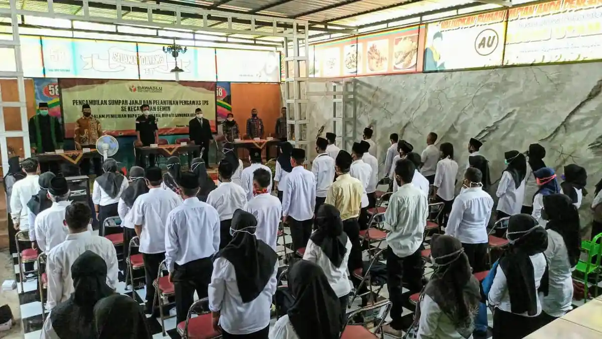Pasca Dilantik, 1.900 PTPS Pilkada Gunungkidul Akan Jalani Rapid Test