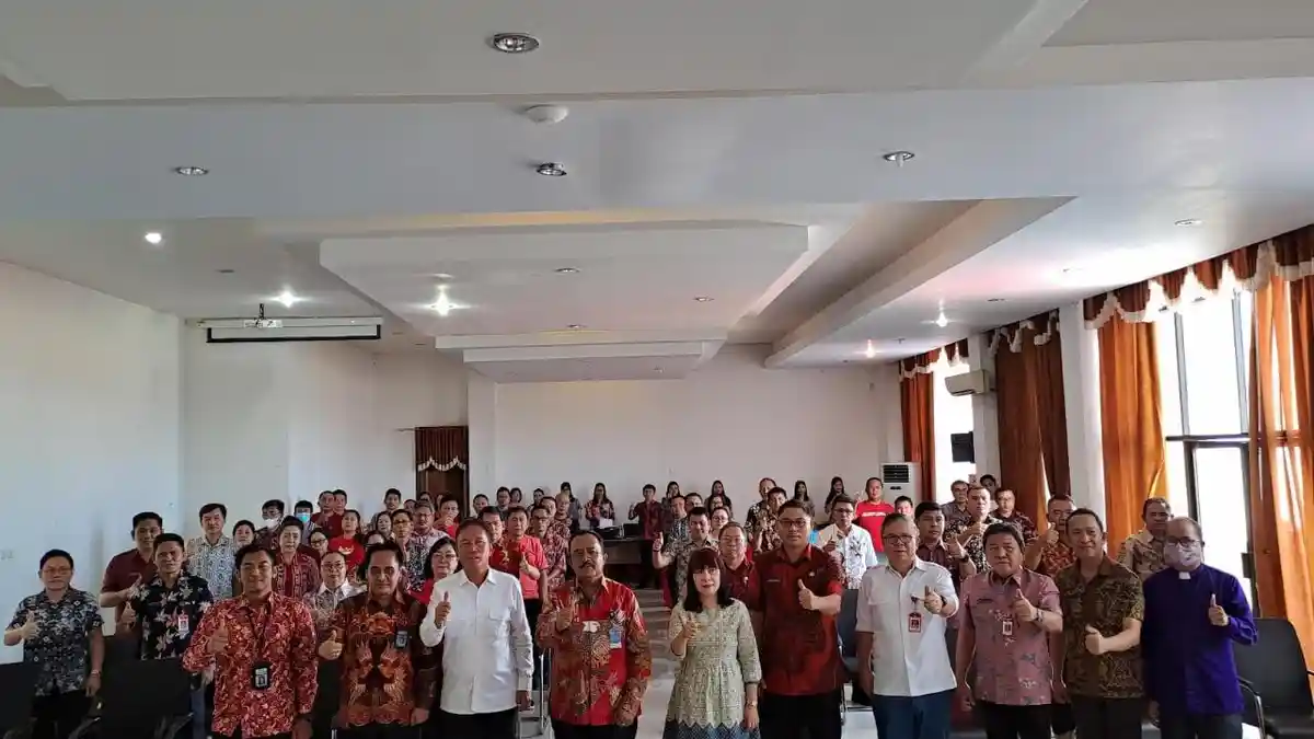 Franky Wongkar Tutup Bimtek Penyusunan Register Resiko BPKP Sulut di Minsel