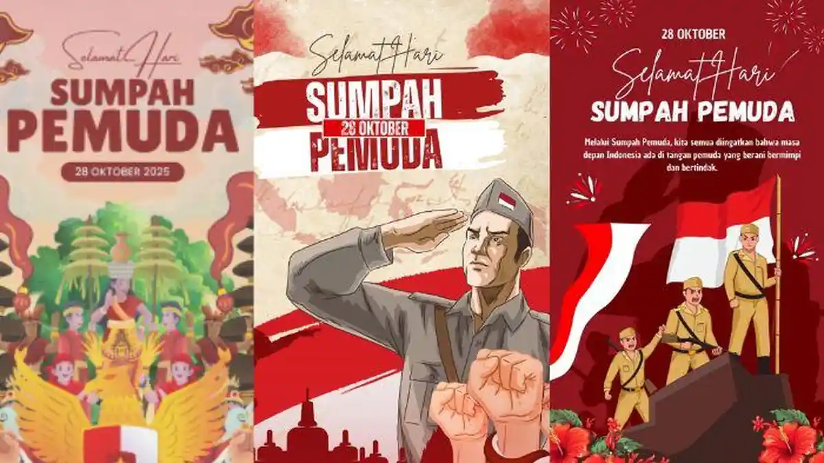 70 Poster Hari Sumpah Pemuda 2025, Download Desain dan Share ke Medsos!