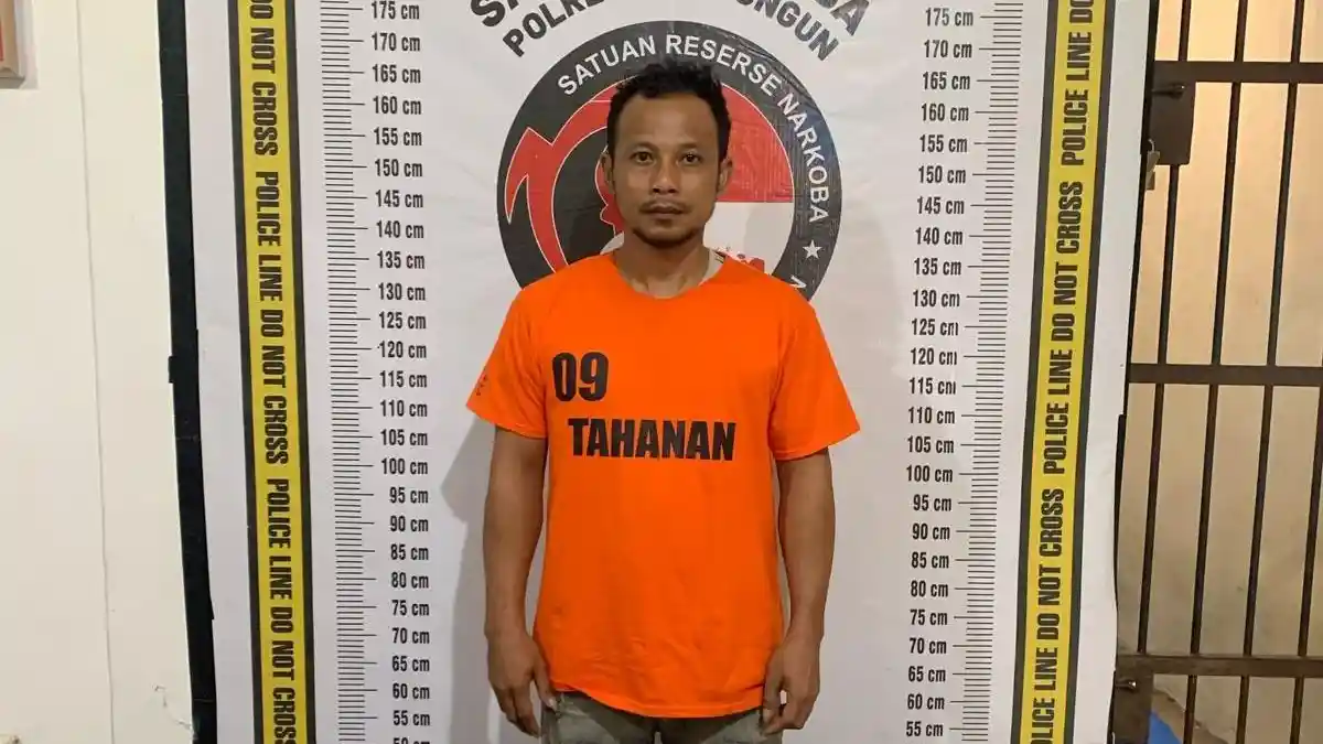 Polsek Bosar Maligas Bekuk Pengedar Narkoba di Ujung Padang Simalungun