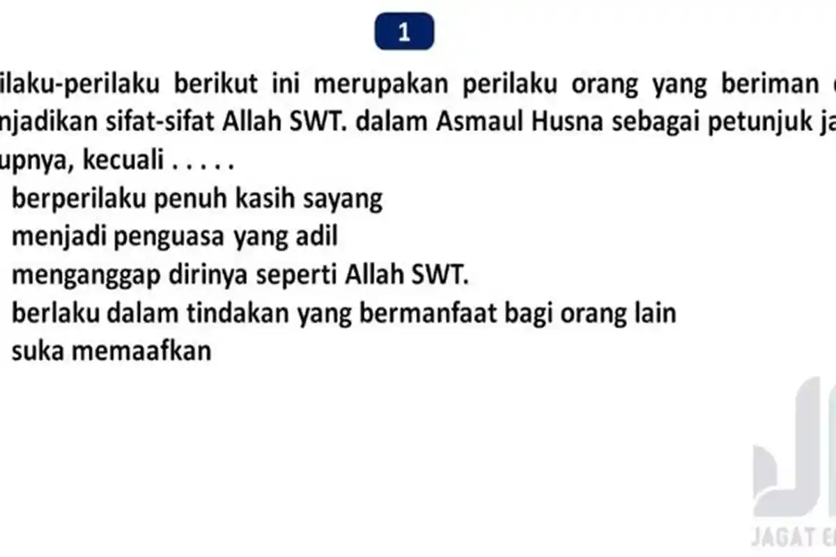 Latihan Soal PTS/UTS Akidah Akhlak Kelas 10 SMA/MA Semester 1 Tahun 2023, Lengkap Kunci Jawaban