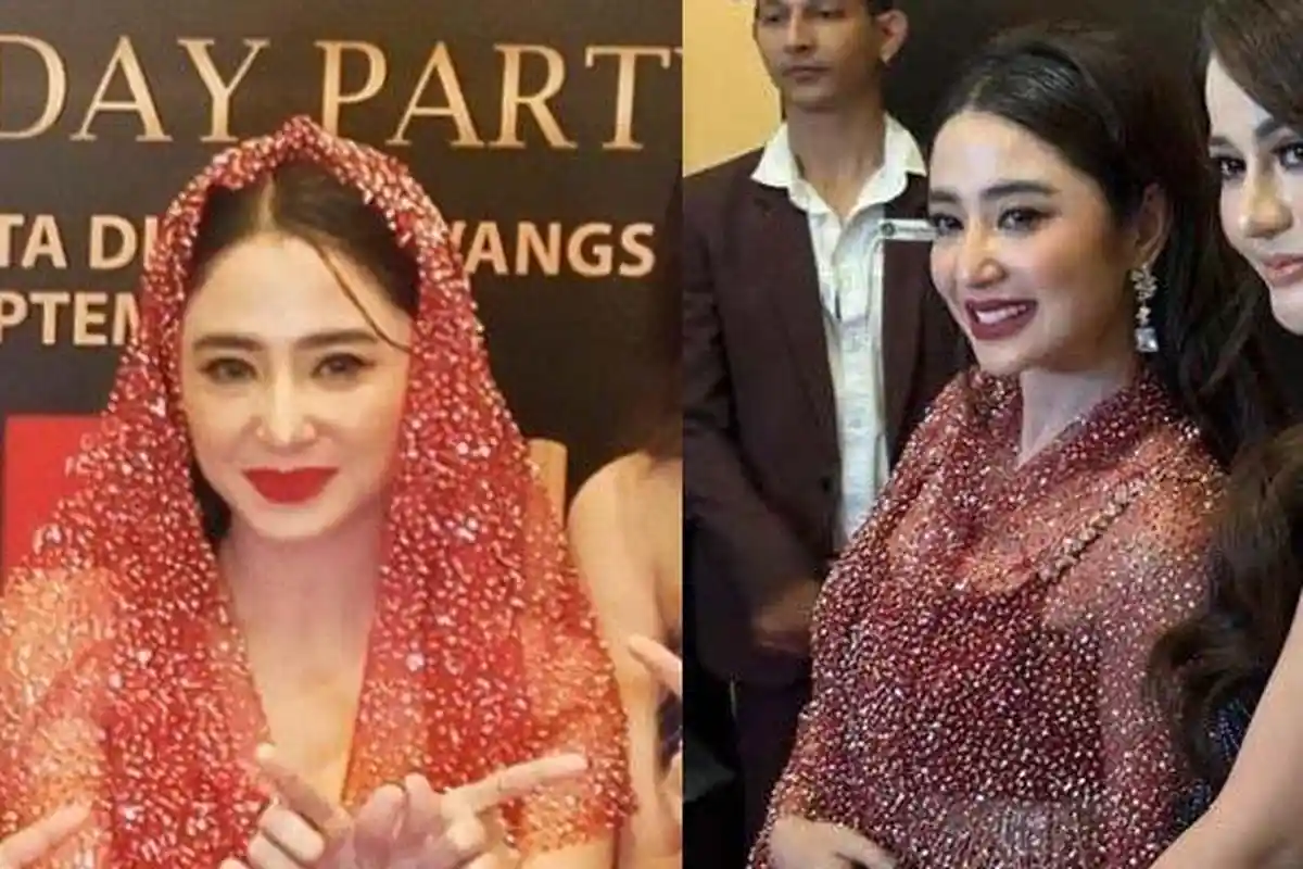 Dewi Perssik Kaget Dapat Gaun Seharga Rp 100 Juta dari Penggemar: Seksi Banget