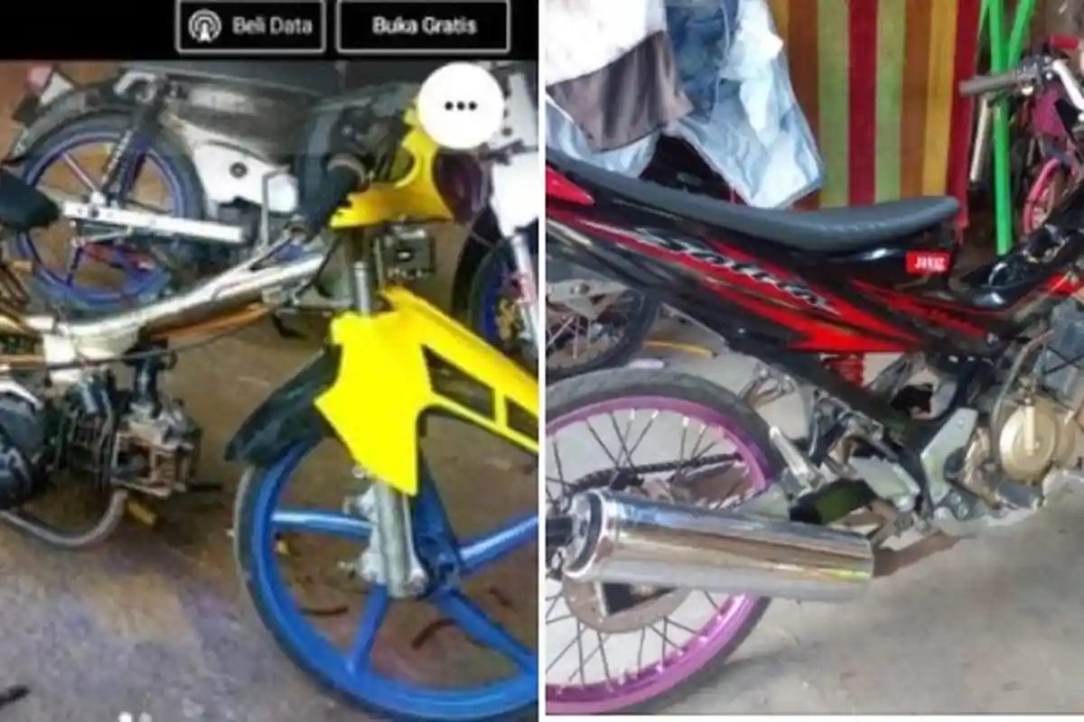 Viral Bocil COD Motor di Jalan, Satria FU Lengkap Ditukar Motor Modif Bodong