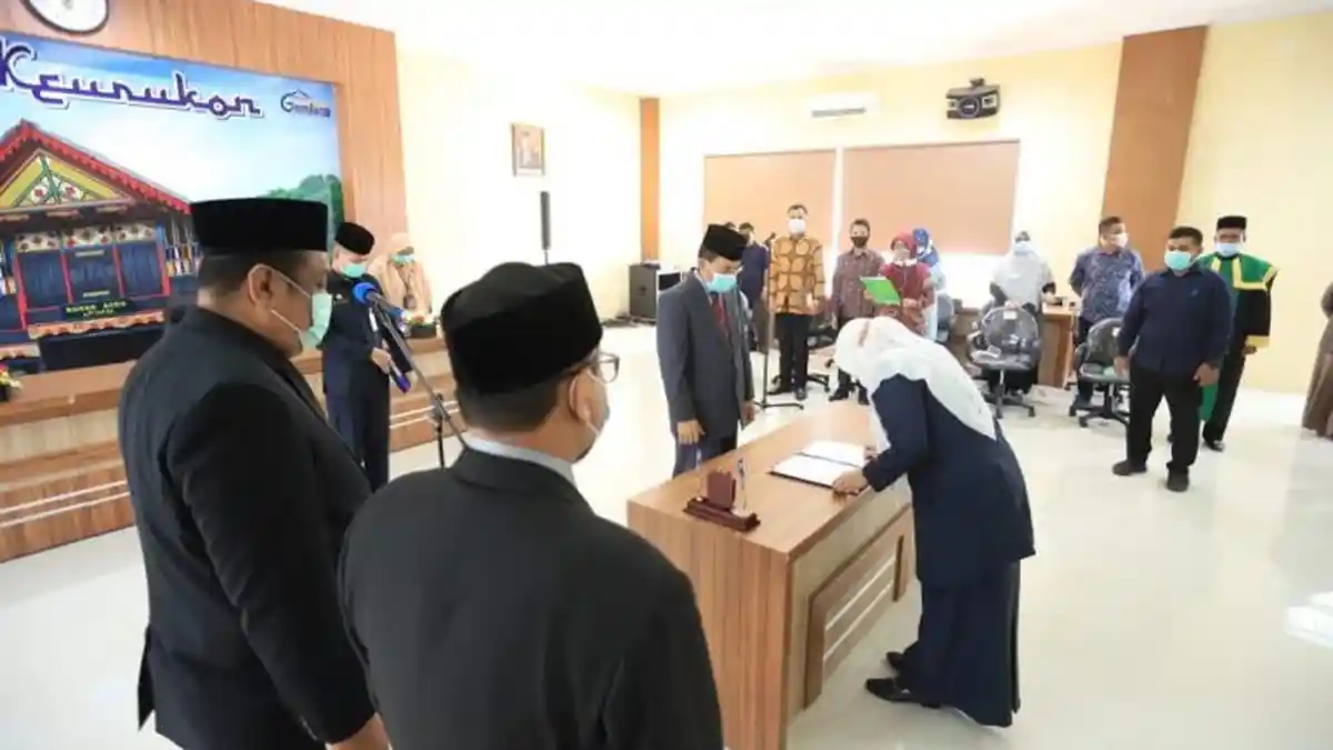 Sekda Lantik 7 Pejabat Baru di Lingkungan Pemko Banda Aceh, Berikut Nama-namanya