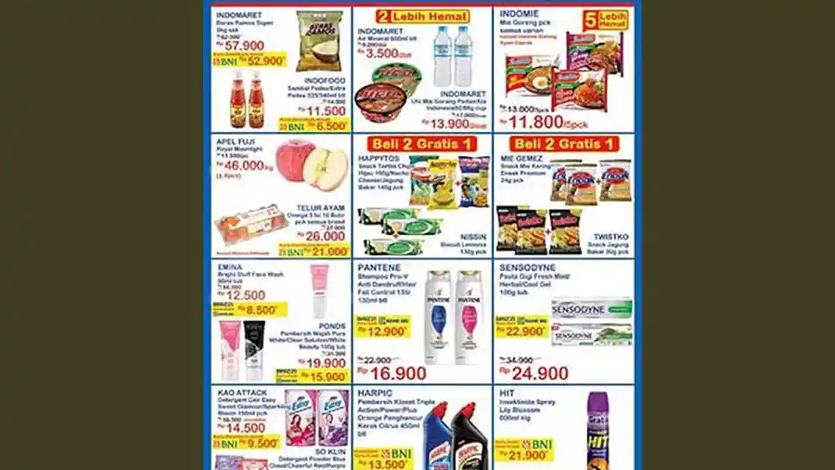 Promo JSM Indomaret 8-10 Januari 2021, Promo Deterjen, Diapers, hingga Beli 2 Gratis 1