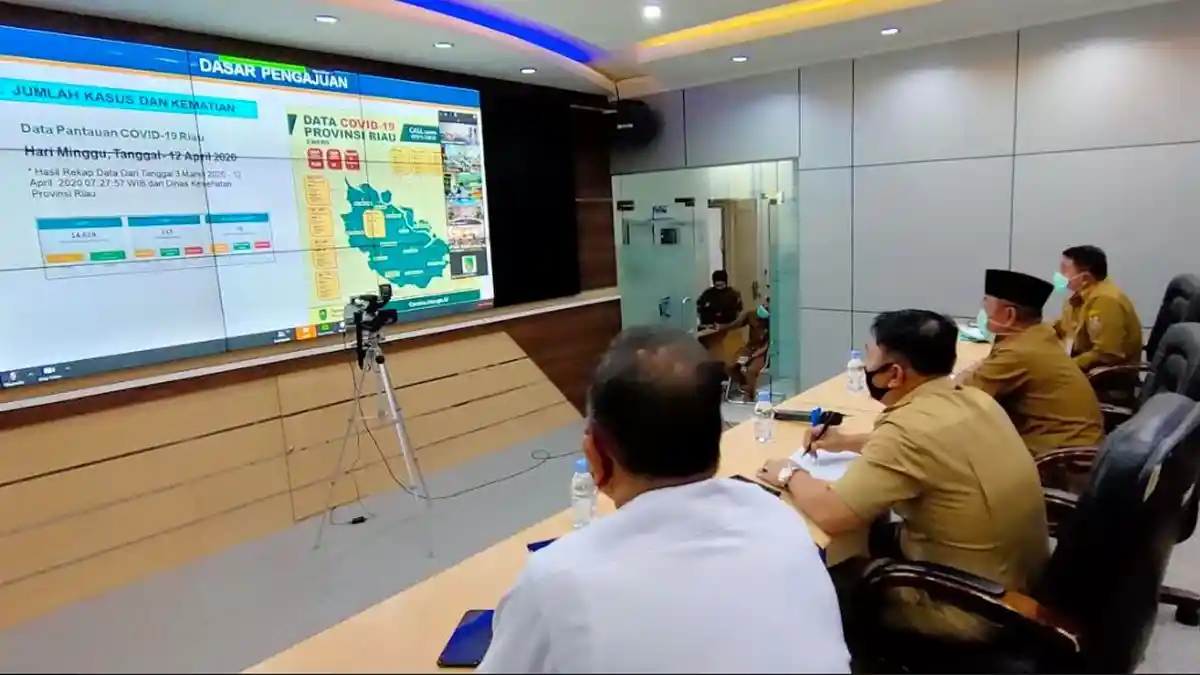 Antisipasi Penyebaran Covid-19, Pelalawan Belum Bisa Terapkan PSBB, Ini Hasil Kajian Pemda