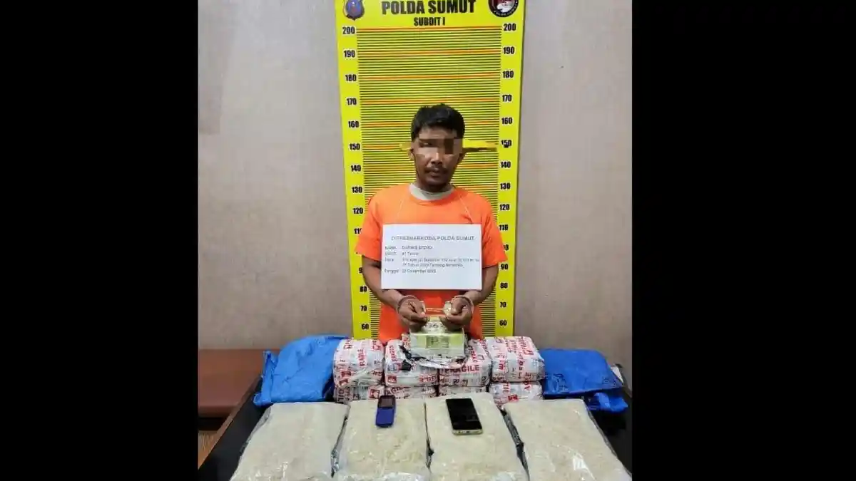 Polda Sumut Ungkap Kasus Menonjol di Tanjungbalai, Tangkap Pemilik 9 Kg Sabu, 20 Ribu Pil