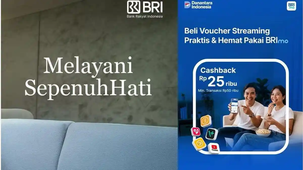 Cara Beli Voucher Streaming Lewat BRImo Cashback Rp 25 Ribu - Tribunbatam.id