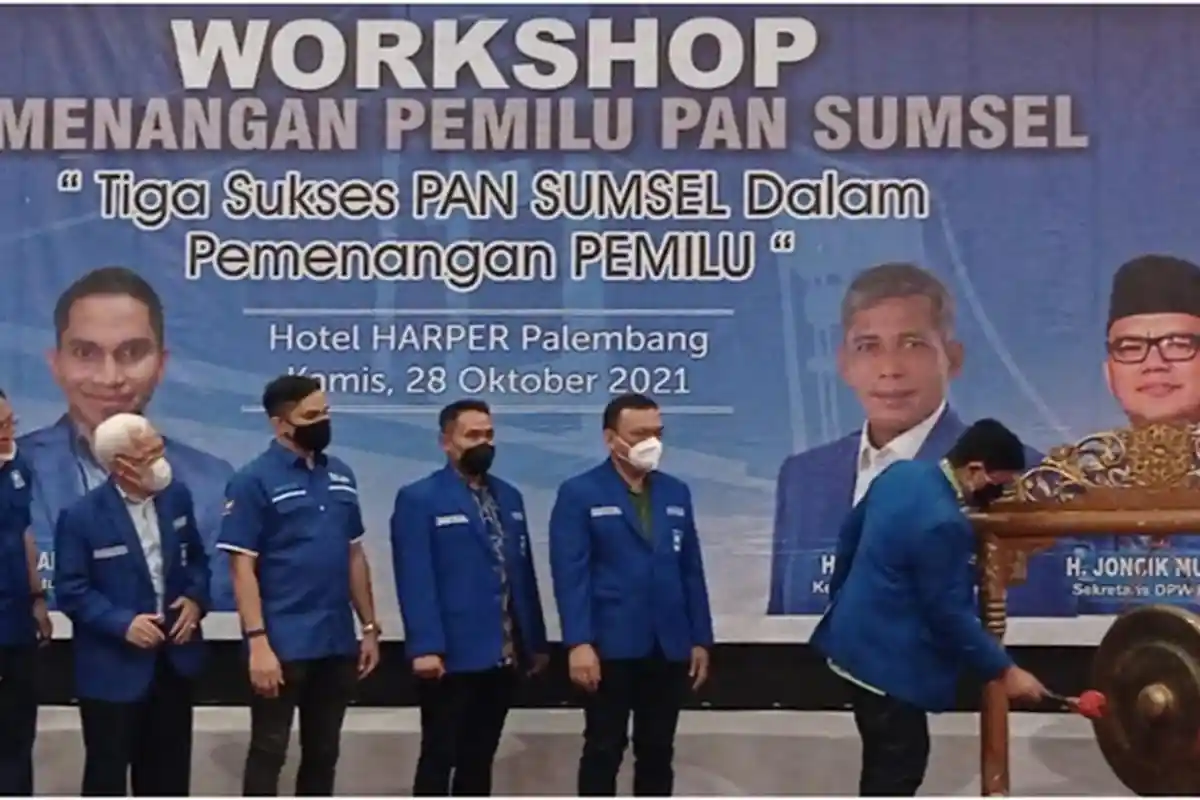 DPW PAN Sumsel Bidik Kemenangan Besar Pemilu 2024, Target Tiap Dapil 1 Kursi, Ini Upaya Dilakukan