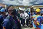 Kirab Api PON XX Papua Tiba di Stadion Lukas Enembe