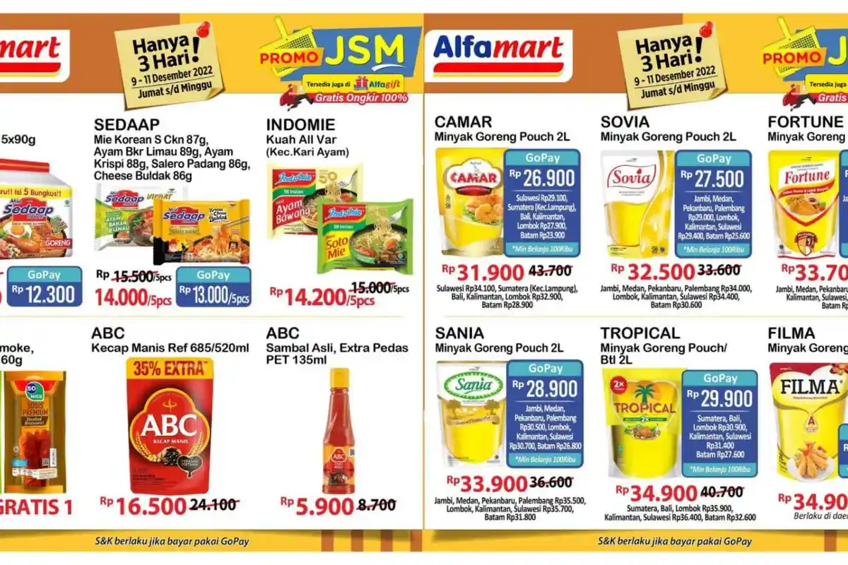 PROMO JSM Alfamart Hari Ini 11 Desember 2022, Ciptadent Rp 7.700, Raja Beras Rp 52.700