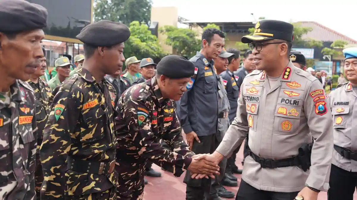 Program Sabuk Kamtibmas Digelar, Polresta Sidoarjo Gandeng  Ormas Jaga Kondusifitas