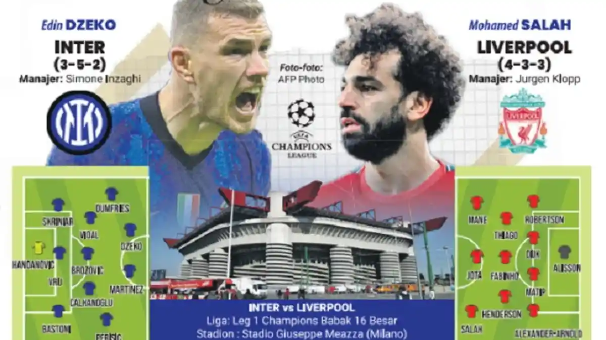 Inter Milan vs Liverpool, Reuni ‘Serigala’ Roma