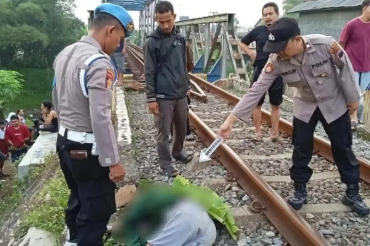 Miris, Tiduran di dekat Rel, Pemuda di Cilacap Tewas Tertabrak Kereta, Luka Parah di Bagian Kepala