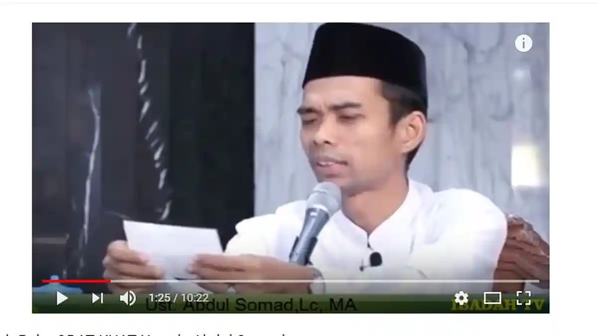 Ustaz Abdul Somad: Orang yang Suka Menyebar Hoaks Akan Masuk Surga, tapi Surganya juga Hoaks