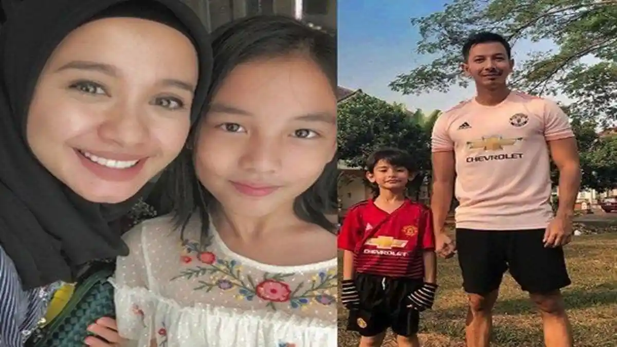 Statusnya Sih Orangtua Tiri, tapi kok Artis Ini Mirip Banget dengan Anak Tirinya