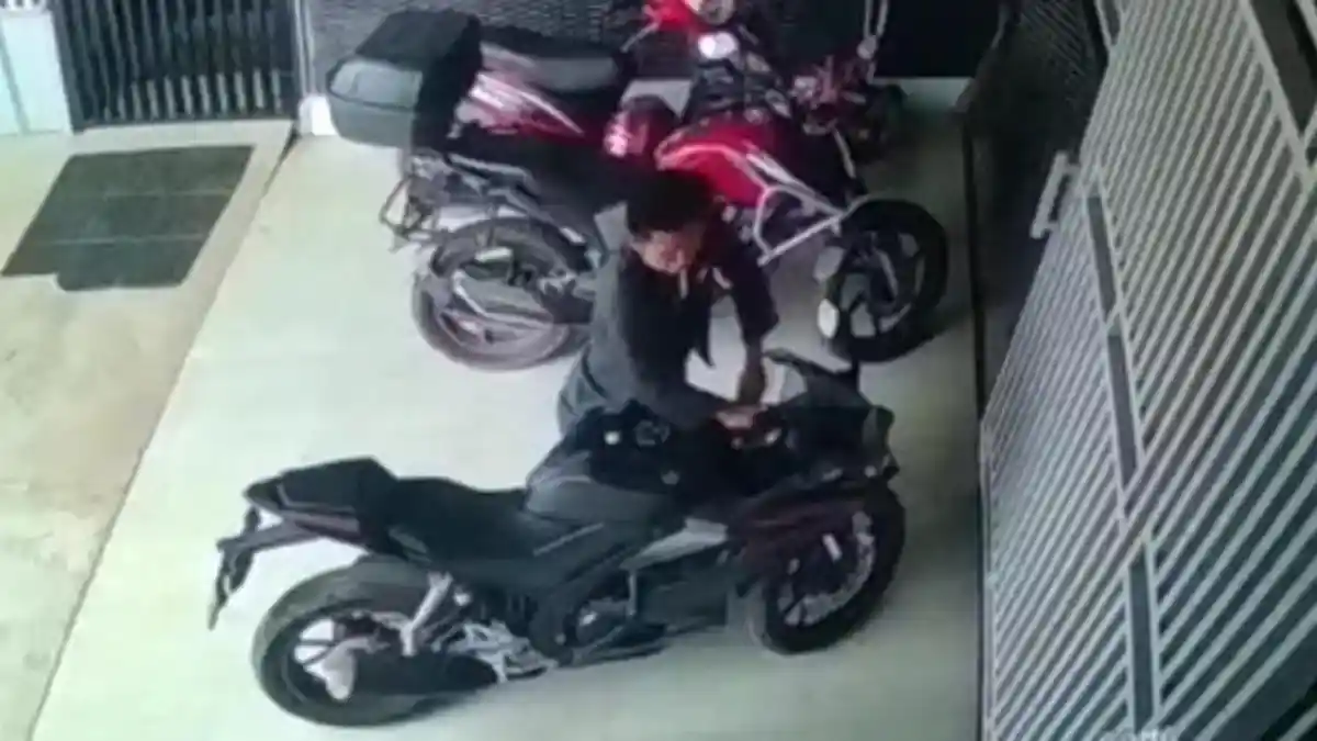 Motor Sportnya Dicuri, Ryan Warga Pringsewu Merugi Puluhan Juta