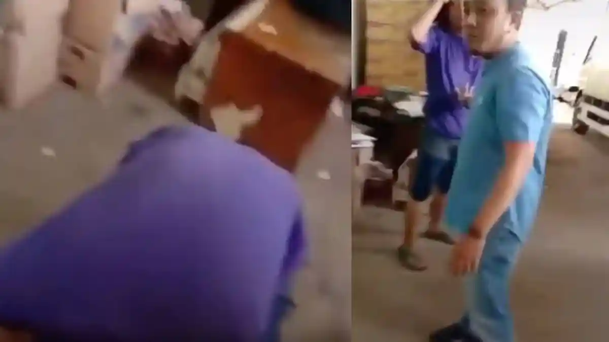 Suami Labrak Selingkuhan Istri Disuruh Cium Kakinya, Pebinor Nurut Tapi Malah Ditendang