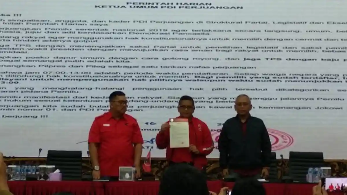 PDIP Yakin Suara Jokowi-Ma'ruf di Atas 58 Persen