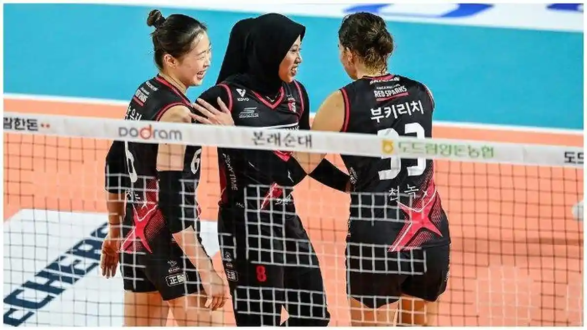 Megawati CS Melangkah ke Final, Ini Jadwal Voli Putri Korea, Red Sparks Akan Hadapi Pink Spiders