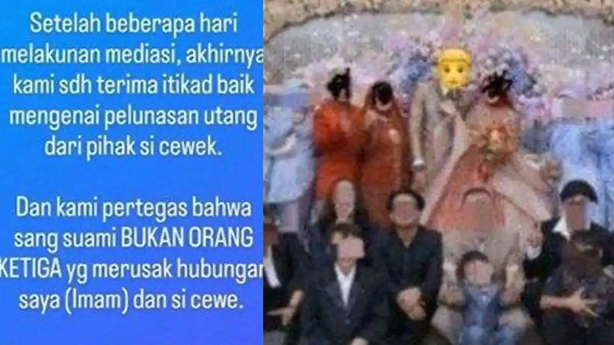 FAKTA Pria Batal Nikah Tapi Mahar Dipakai Mantan Nikahi Pria Lain, Sudah Mediasi, Bukan Orang Ketiga
