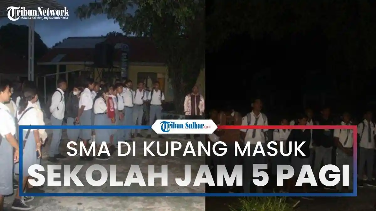 Kebijakan Masuk Sekolah Digeser dari Jam 5 Pagi ke 5.30, Disdik NTT: Sesuai Masukan Berbagai Pihak