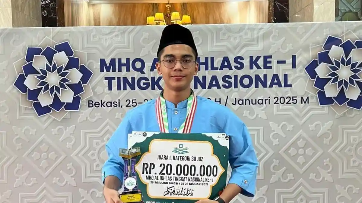 Selamat! M Syaqi Dibran, Mahasiswa UIN Ar-Raniry Raih Juara MHQ Nasional di Jawa Barat