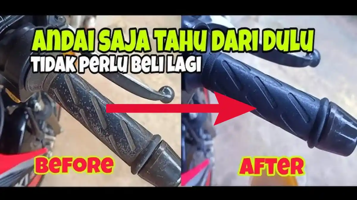 Video Cara Menghilangkan Jamur di Setang Gas Motor, Kerak Seketika Rontok Setelah Dioles Cairan Ini
