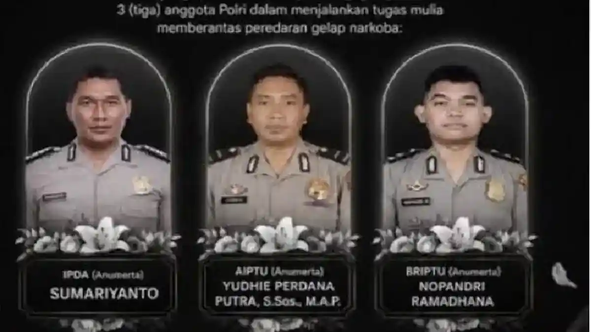 Kronologi 3 Polisi Gugur saat Gerebek Bandar Narkoba di Katingan, Sempat Diserang Parang - Tribunjambi.com