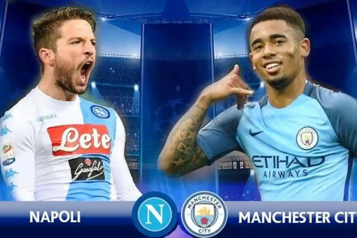 Live Streaming - Napoli Vs Manchester City, Nonton di HP Big Match Tim Favorit Juara Liga Champion