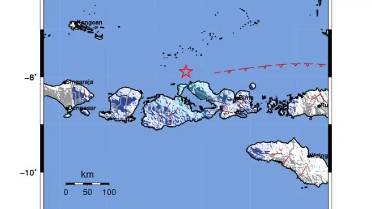 Gempa M 5,0 Guncang Sumbawa Minggu Dini Hari, Pusat di Laut Kedalaman 31 Km