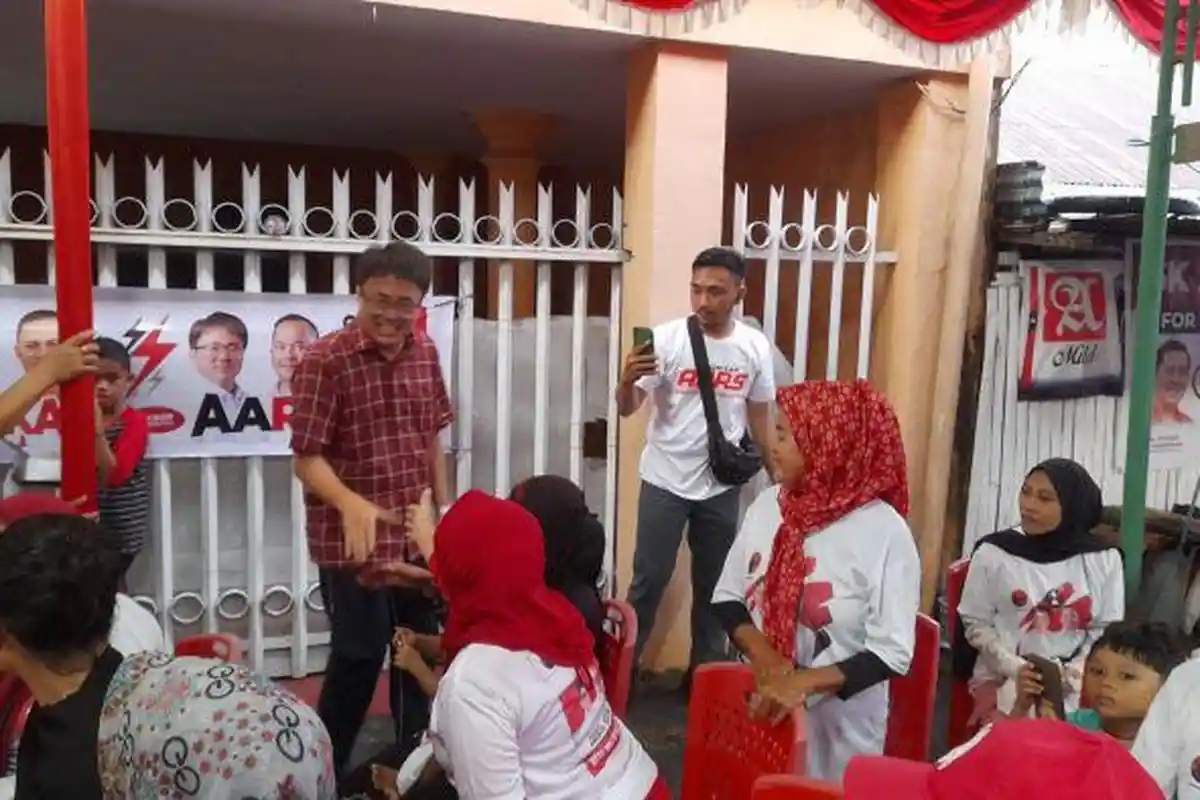 Pilkada Manado, Andrei Angouw Ajak Warga Ketang Baru Manado Menangkan SK ADT di Pilgub Sulut