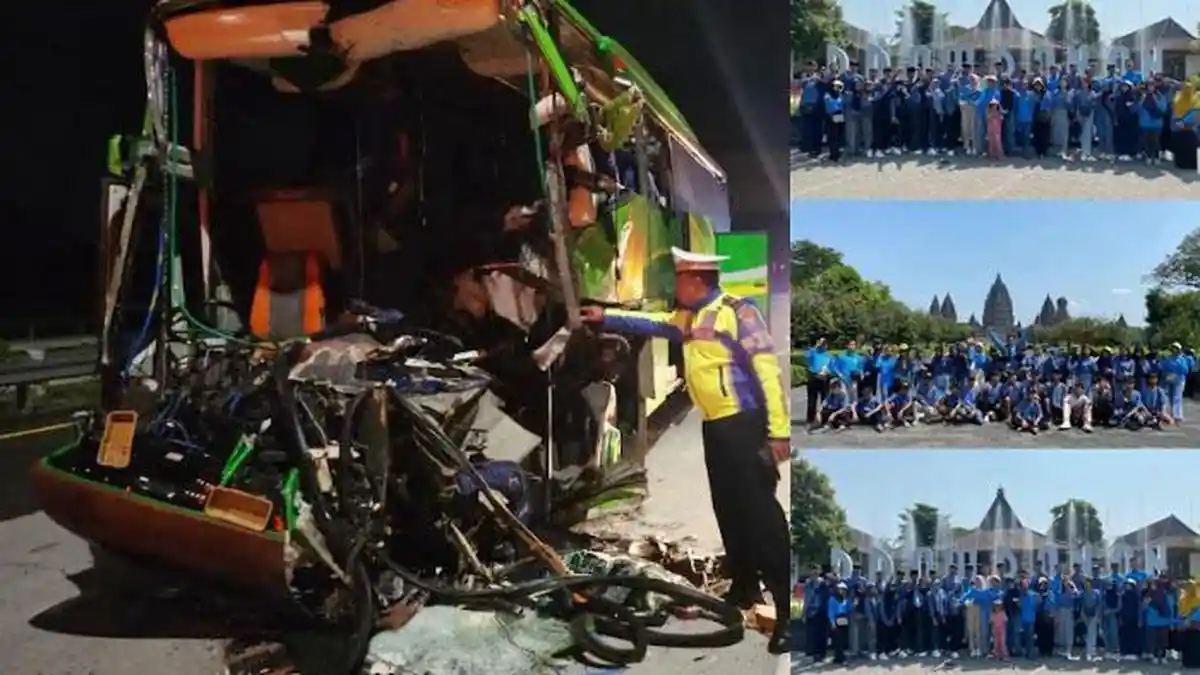 Sosok Sopir Bus Maut Rombongan Study Tour SMP PGRI 1 Wonosari Malang Kecelakaan Tewaskan 2 Orang