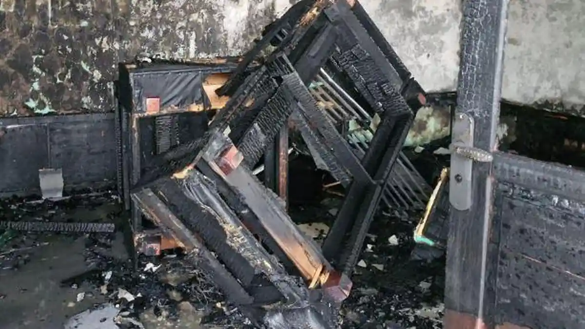 Kronologi Kebakaran Posko Pemilu di Tebo Jambi, Bermula dari Mati Listrik