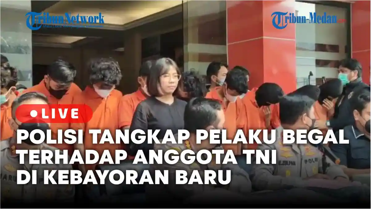 Ini Wajah Sembilan Pelaku Begal Terhadap Anggota TNI yang Berhasil Diamankan Polisi