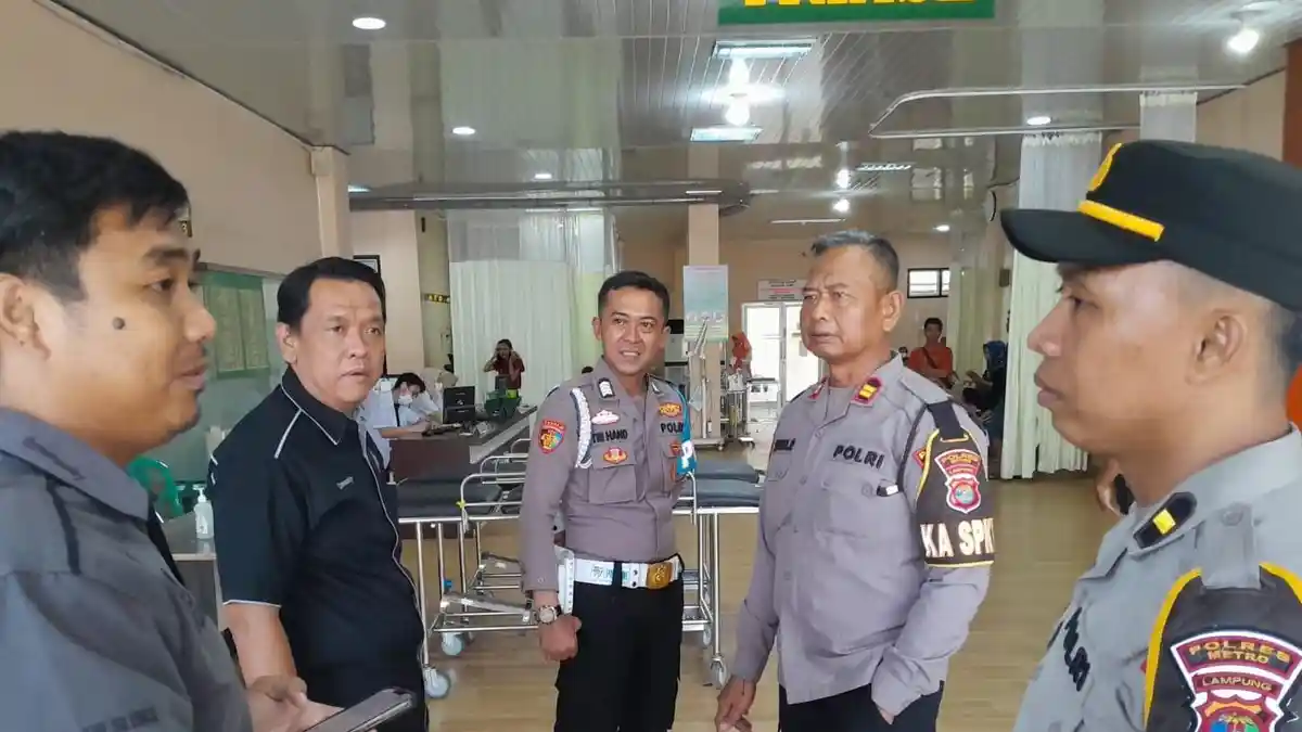 Pembacokan Libatkan 2 Pria Berkerabat Hebohkan Pasar Kopindo Metro