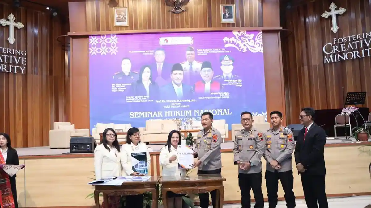 UKSW Jadi Mitra Riset Polri, Polda Jateng Resmikan Pusat Studi Kepolisian