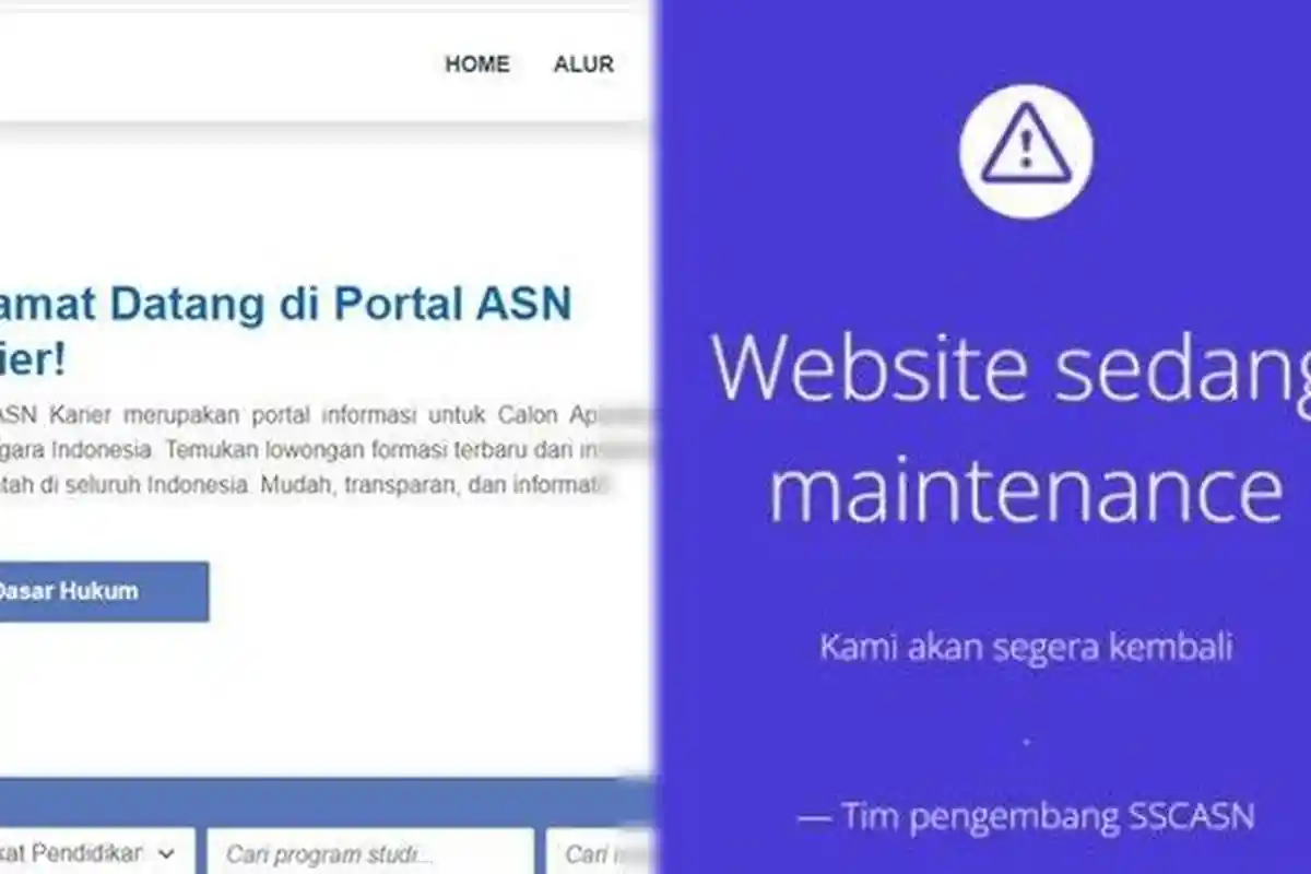 Pelamar Membludak, Portal SSCASN Maintenance, Akan Ada Perpanjangan Waktu Pendaftaran?