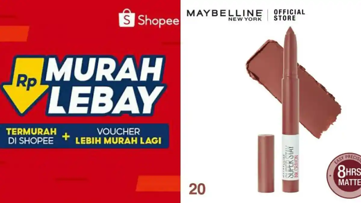 Harga Maybelline Superstay Ink Crayon Matte Lipstick, Simak Promo Shopee 2021
