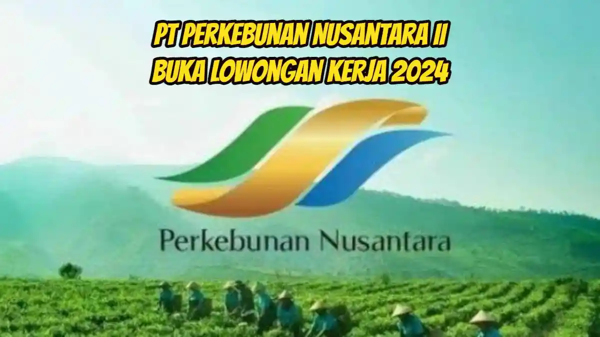 Anak Usaha BUMN PT Perkebunan Nusantara II Buka Lowongan Kerja 2024, Dicari Banyak Lulusan SMA/SMK
