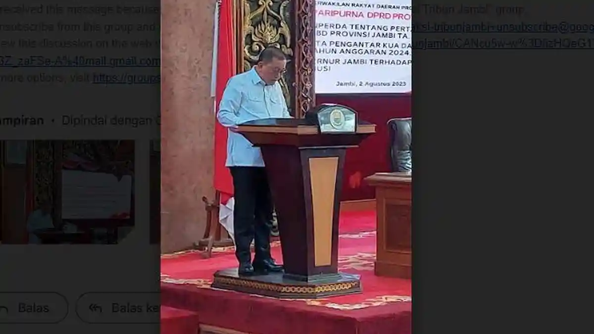Banggar DPRD Provinsi Jambi Ingatkan Gubernur dan OPD Untuk Menindaklanjuti Temuan BPK