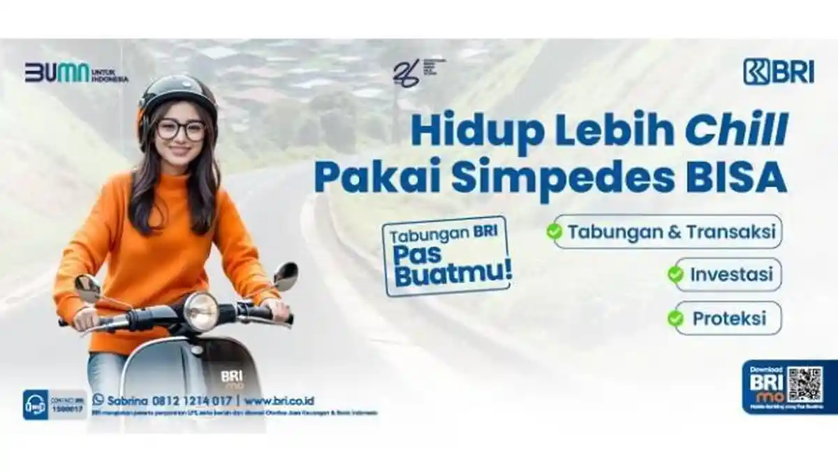 Menabung dan Investasi Semakin Praktis dengan Simpedes BISA dari BRI