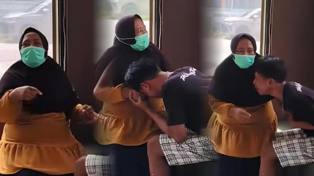 Viral! Seorang Remaja Gorontalo Histeris Karena Dititipkan Ibunya ke Polsek, Disebut 'Kapala Batu'
