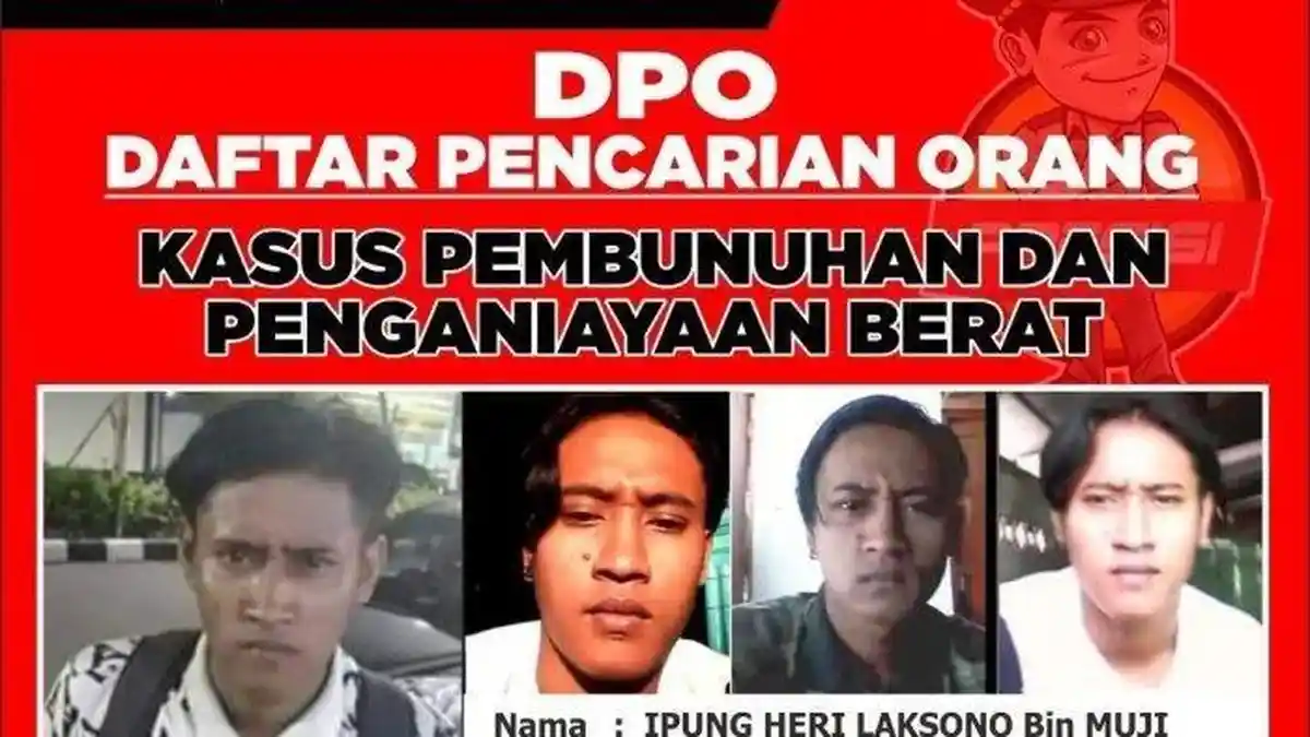 Ipung Hari Laksono Tersangka Pembunuhan Sadis di Kendal Masih Diburu Polisi