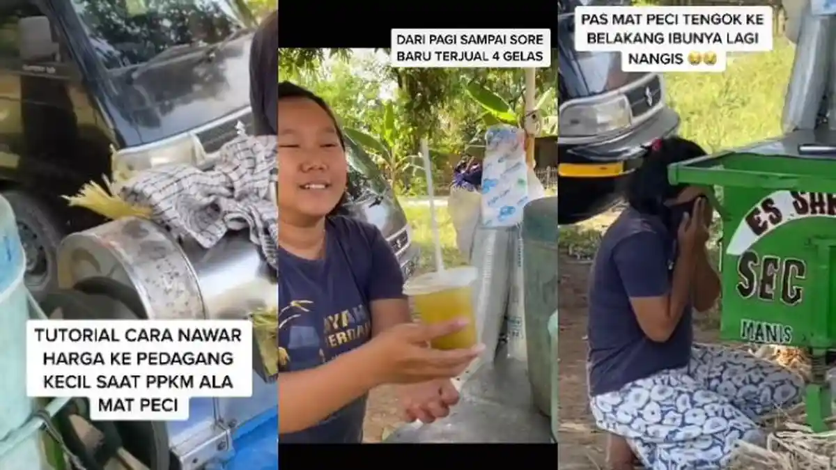VIRAL Video Pria Menawar Es Tebu dengan Harga Lebih Tinggi, Pedagang Menangis setelah Diberi Uang