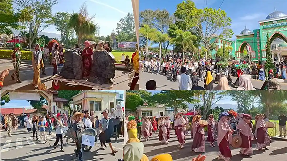 7.000 Peserta Semarakkan Karnaval Budaya HUT ke-448 Kute Takengen